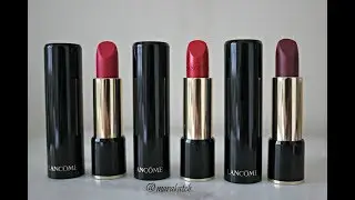 L' Absolute Rouge labiales de lancome reseña y swatches / labiales para el verano
