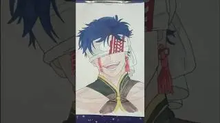 A king never gives up | qin shi huang drawing| #anime #manga #fanstasy #qinshihuang #shorts #viral