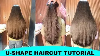 DEEP U HAIRCUT For Long Hairs | Trending haircut for long hairs | U shape Haircut Step by step #hair