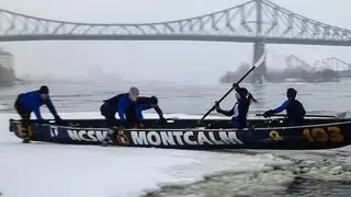 Montr&eacute;al Ice Canoe Challenge