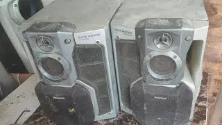 DIY//Panasonic speaker boxes salvage and test 