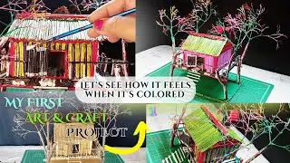 Colorful Scrap Stick House | Witch One Lock Good |