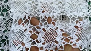 Tutorial Crochet Motif New 2024 🧶 Delicate Crochet Lace, Join Crochet Motif For Crochet Blanket