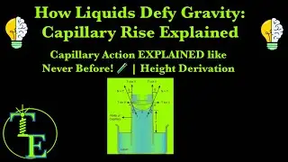 Why Water Rises on Its Own? Capillary Action Explained with two Derivations | Lec10 | Hindi