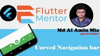Curved Navigation Bar | Bottom Navigation Bar | Curved Navigation Bar flutter | flutter bangla tuto