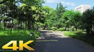 Walking around Hibiya park, Tokyo - Long Take【東京・日比谷公園】 4K