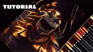 COMO DESENHAR O ICHIGO KUROSAKI + RESENHA DOS L&Aacute;PIS DE CORES BEE UNIQUE - COLOR GRADE