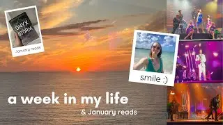 a busy week | work, travel & January reads 💻🏖️📚