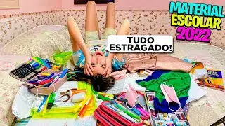 O QUE SOBROU DO MEU MATERIAL ESCOLAR 2021 | GABI VIEIRA