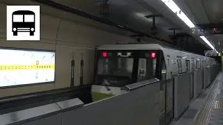 Osaka Subway 70 Series (Mitsubishi GTO-VVVF) - Departing Shinsaibashi (Nagahori Tsurumi-r. Line)