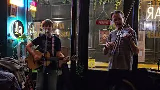 Layla jam with violin (Eric Clapton cover) - Robi V and Joe