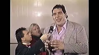 An Absolutely Terrifying French Language. Andre The Giant Promo!