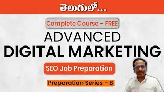 Цифровой маркетинг на телугу | Подготовка к работе в сфере SEO для соискателей вакансий в области...