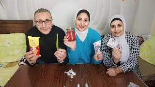 تحدى الحظ مع بابا وماما حظها ناار😂😱