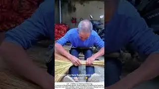 Crafting Utility: Weaving a Broom by Hand 🌾