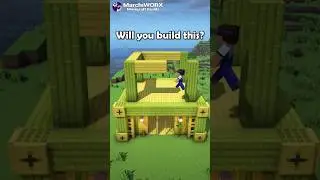 Minecraft EASY Bamboo House 🏡 Build for Survival #minecraft