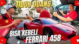 TIDUR DOANG BISA BELI FERRARI 458❗Review + Test Drive Ferrari 458 ANDRY HAKIM REVIEW MOBIL SPORT CAR