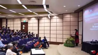 Основные моменты 38-й церемонии вручения дипломов выпускникам NUS-ISS GDipSA 2015 года