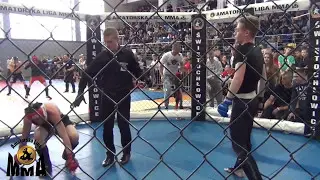 ALMMA 131 Katowice Junior 61 kg Anthony S vs Koszowski R (MMATADORES K-ce)