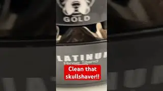 #skullshaver #alwaysclean #ruggedblade #reliable keep that blade clean 💯🗣️