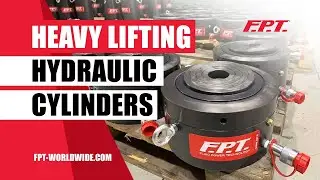 Synchronous lifting system HEAVY LIFTING HYDRAULIC CYLINDERS by FPT Fluid Power Technology