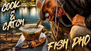 FISH PHO 🥢 Cook n&rsquo; Catch 🍽️ w/ Bass & Trout 🤙🏽