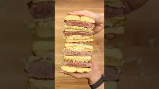Биг Мак из Вагю A5 #кулинария #еда #foodasmr #рецепт
