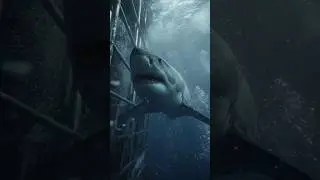 50-Foot Shark Circles Dive Cage in South Africa