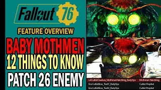 Baby Mothmen: 12 Things to Know! (New Patch 26 Enemy) | Feature Overview | Fallout 76