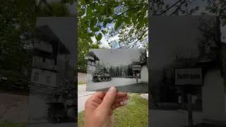Rolling into Berchtesgaden - May 1945 Then and Now #thenandnow #berchtesgaden #shermantank