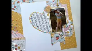 Scrapbook Layout # 322 (Mercy Tiara Kits/Bloom)