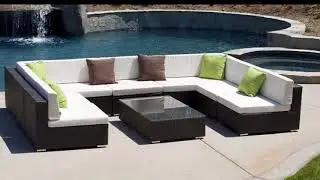 Rattan Corner Sofa Garden Furniture