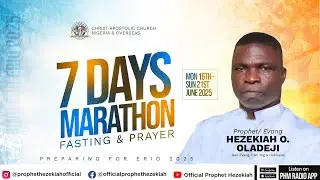PRE-ERIO 2025 7-DAY MARATHON FASTING & PRAYER || DAY 5 - VIGIL|| PROPHET HEZEKIAH LIVE BROADCAST