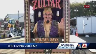 Come meet 'The Living Zultar' before the Carolina Classic Fair ends!