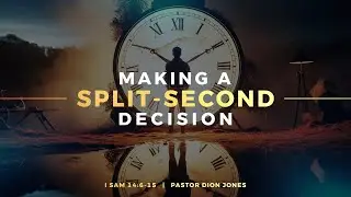 Making A Split-Second Decision | Pstr Dion Jones  | Sun AM May 04, 2025 | Victory Chapel Yigo GU