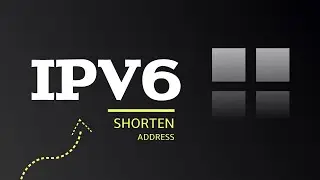 How To Set Shorten Ipv6 Address in Windows PC