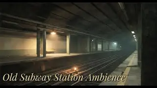 Old Subway Station | Dark Ambient Sounds for Focus, Sleep & Deep Work (1 Hour)