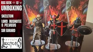 My first Mythic Legions Unboxing | Skeleton, Lord Bushotee & Pelvicus, Sir Girard