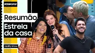 Resumão Estrela da Casa: Unna e Matheus se beijam, Lucca favorito e falha no som marcam 1ª semana