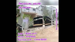 Individual house in salem #bankauction #bankauctionproperties #bankproperty #auctionproperties