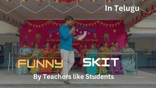 Teachers as students| Funny Skit | in Telugu| Children's day Special