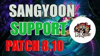ROX Tigers Sangyoon Play Nami Support Patch 8.10