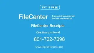 FileCenter Receipts and Reports