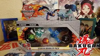 Bakugan Geogan Rising: Aquos Insectra and Haos Arcleon Five Pack Unboxing