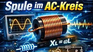 🔌 Wie funktioniert eine Spule im Wechselstromkreis (AC)?🔌