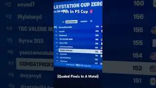 7th In PS Cup 😈 #fortnite #controller #console #gaming #ps5 #viral #motel #chapter5 #season3