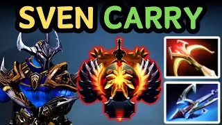 🔥 EVERY HIT HURTS &mdash; SVEN CARRY WENT CRAZY | DOTA 2 🔥