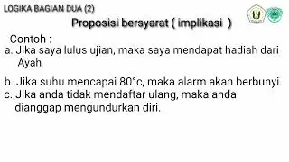 penjelan tentang proposisi ||matematika diskret