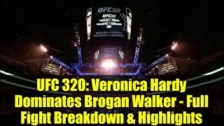 UFC 320: Вероника Харди побеждает Брогана Уокера &mdash; полный разбор боя и лучшие моменты
