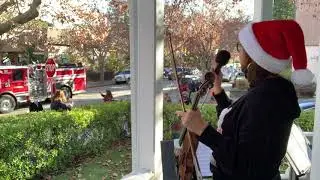 TRIO VIVA plays holiday music for the Gerstle Park Neighborhood of San Rafael (2 of 2) #TrioViva 🎻